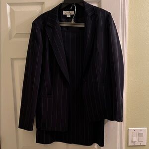 Emily Navy Pinstripe 3 piece Women’s  Suit